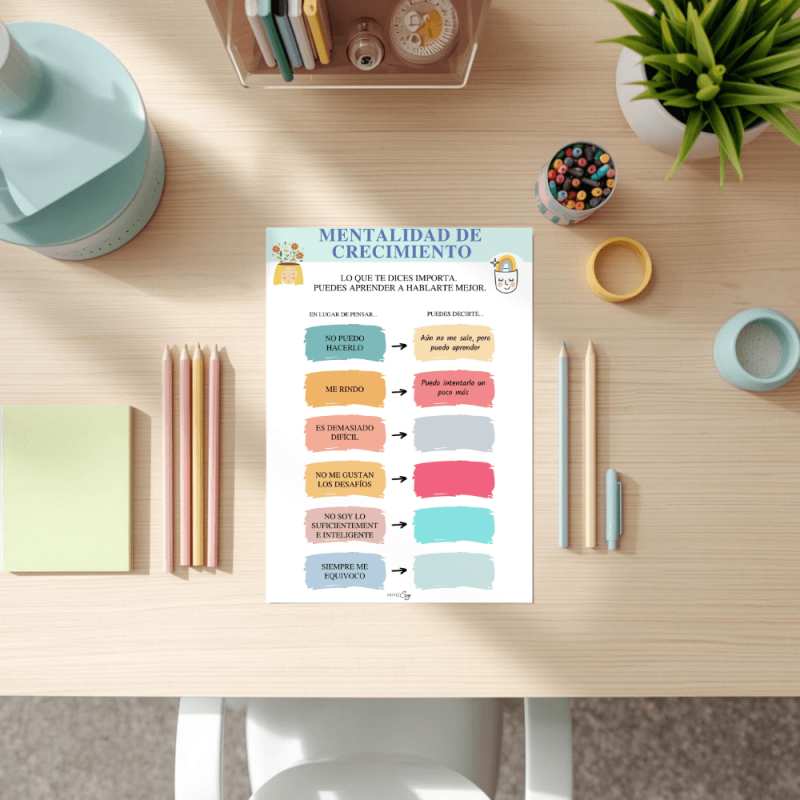 Recurso PDF para fortalecer la seguridad interior y autoestima infantil